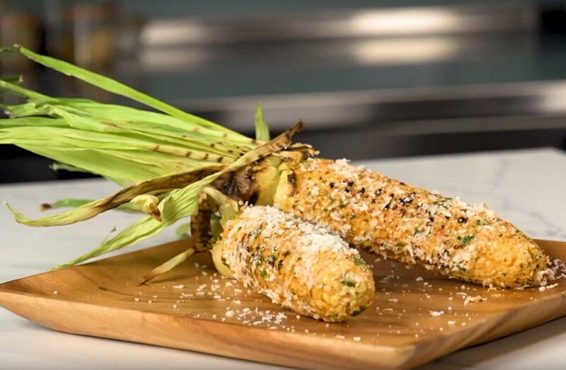 Mexican Style Grilled Corn on the Cob: Elotes