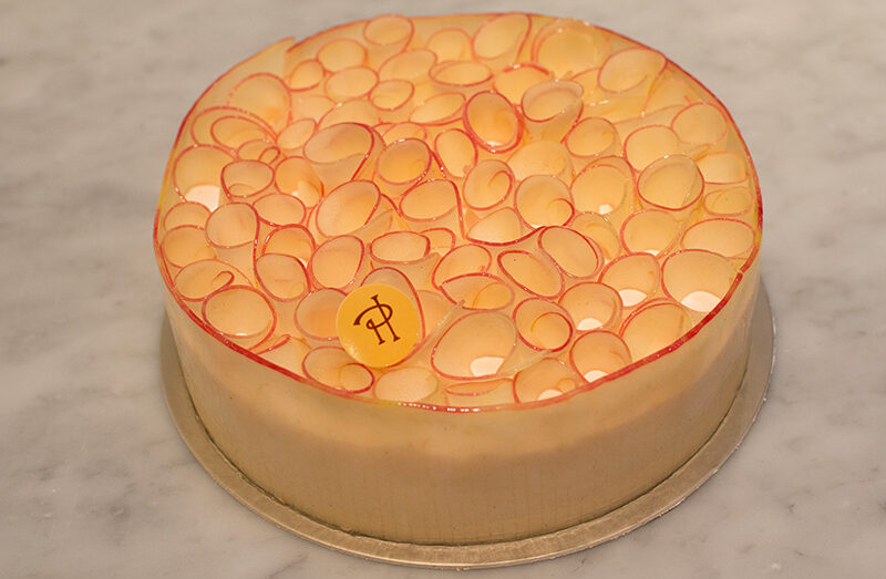 Pierre Hermé’s Venus Cake: Quince and Apple Cake with Rose English Custard Cream